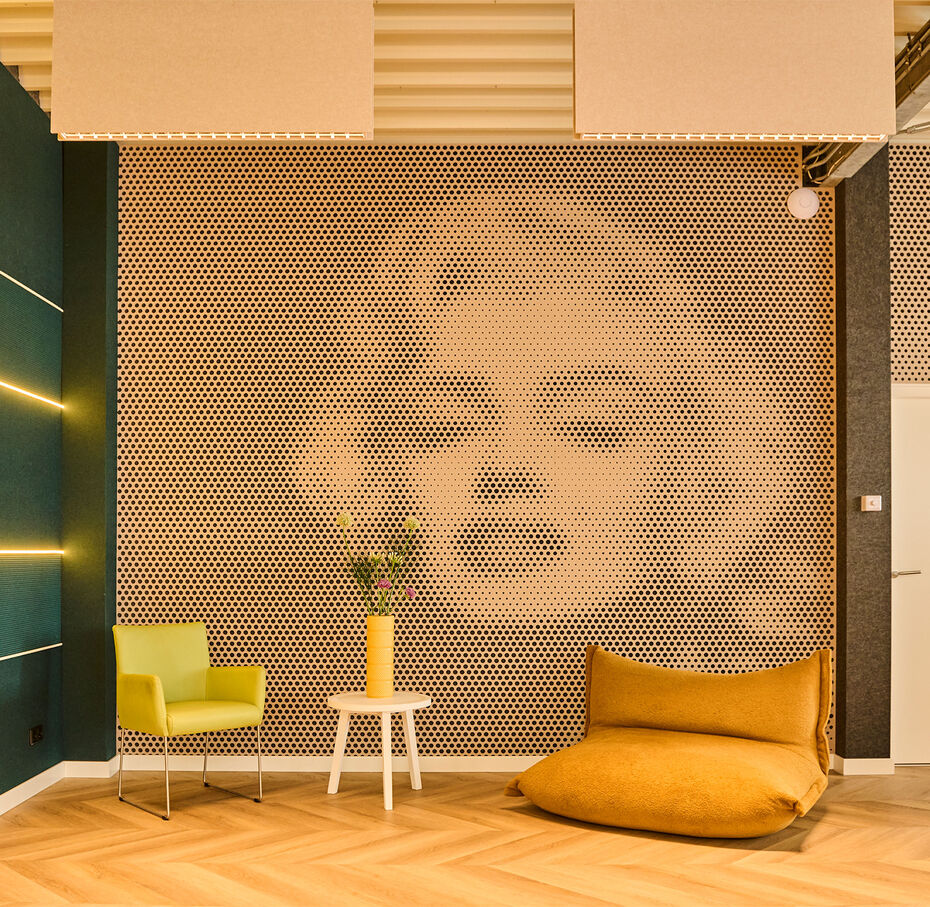 Akustipano Akustikplatten Marilyn Monroe Punktraster